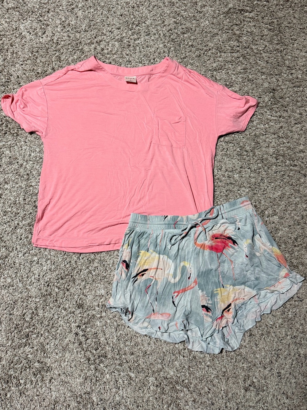 Soma Cool Nights Short Sleeve and Short Pajama Set